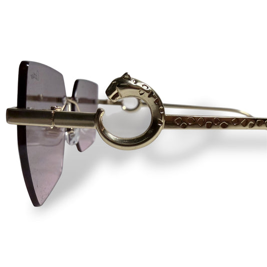 Cartier Classic Panther Frame Shades Sunglasses