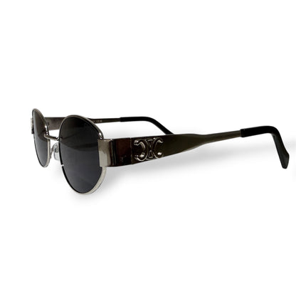 Celine Oval Vintage Metal Sunglasses