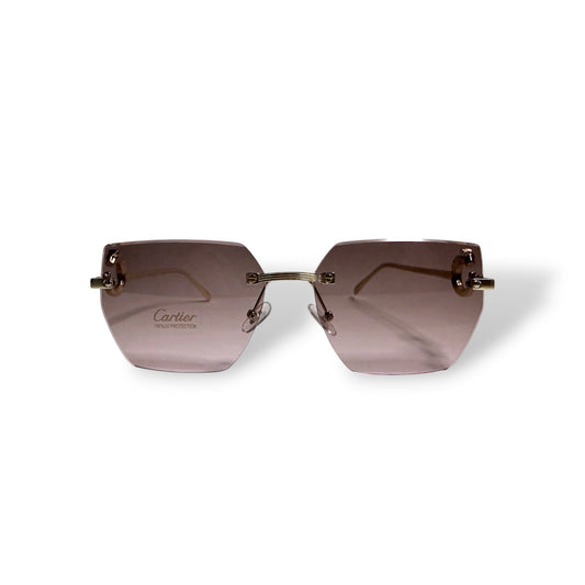 Cartier Classic Panther Frame Shades Sunglasses