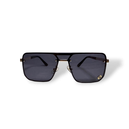 Cartier Gold Detail Rimless Shades Sunglasses