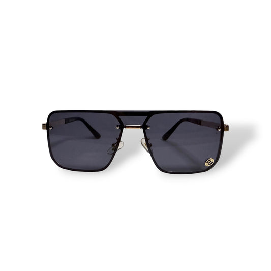 Cartier Gold Detail Rimless Shades Sunglasses