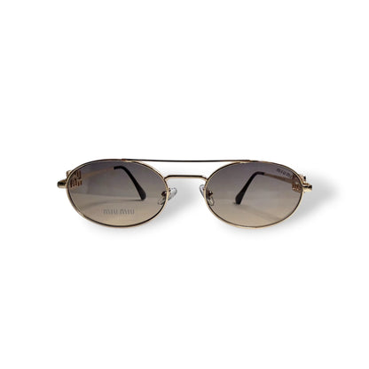 Miu Miu Aviator Logo Sunglasses