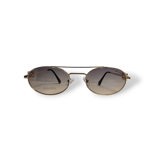 Miu Miu Aviator Logo Sunglasses
