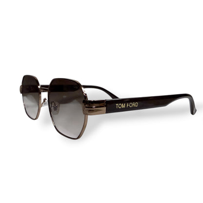 Tom Ford Gradient Round Sunglasses