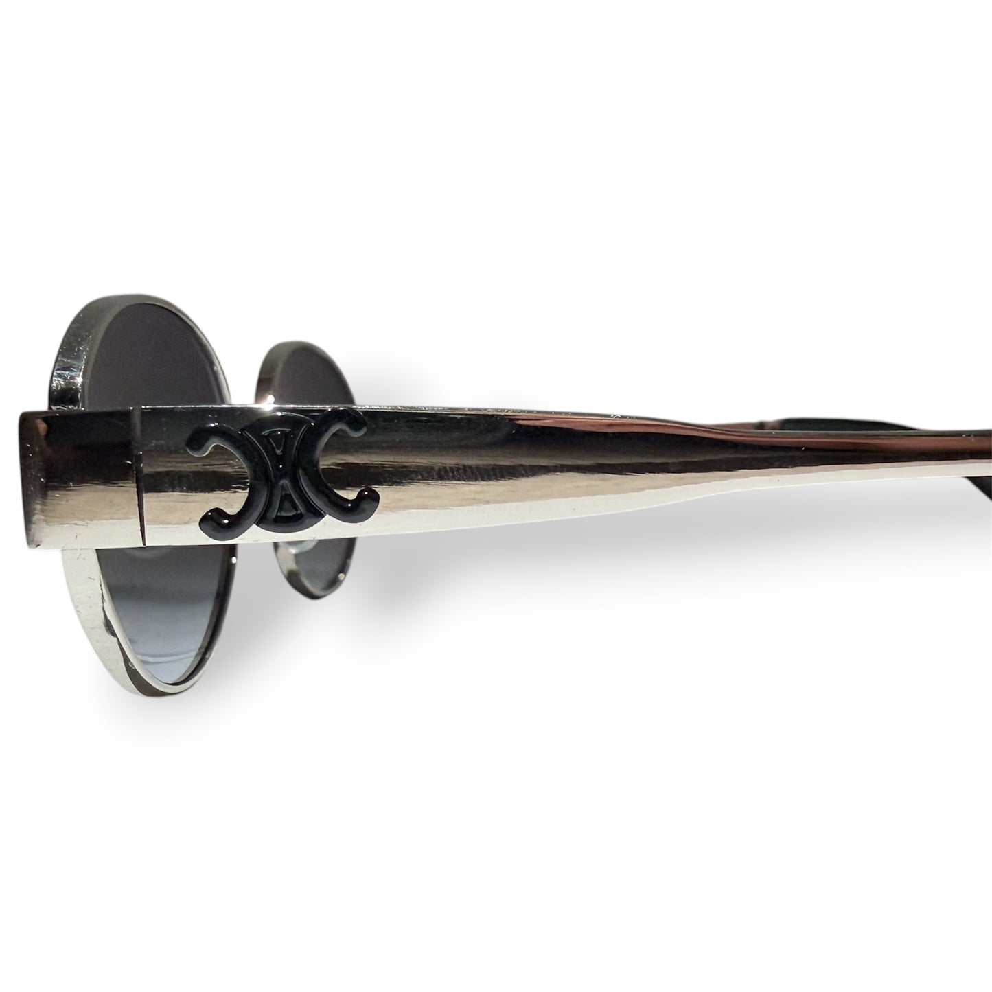 Celine Oval Vintage Metal Sunglasses