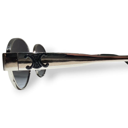 Celine Oval Vintage Metal Sunglasses