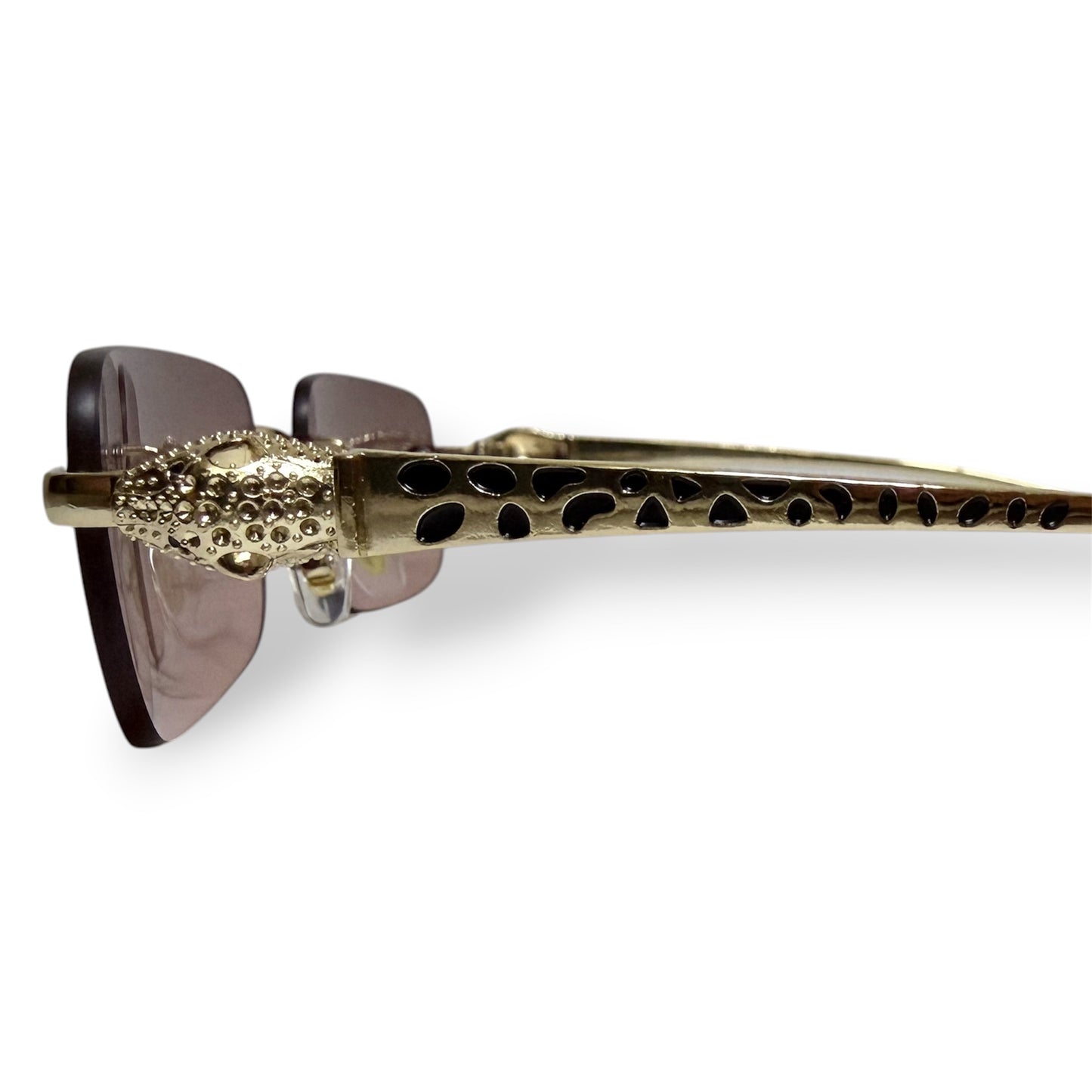 Cartier Style Panther Gold Sunglasses