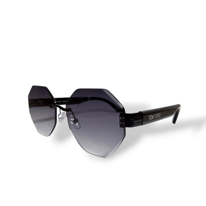 Tom Ford Octagon Rimless Premium Sunglasses