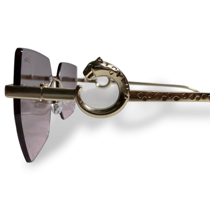 Cartier Classic Panther Frame Shades Sunglasses