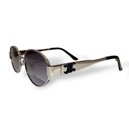 Celine Oval Vintage Metal Sunglasses