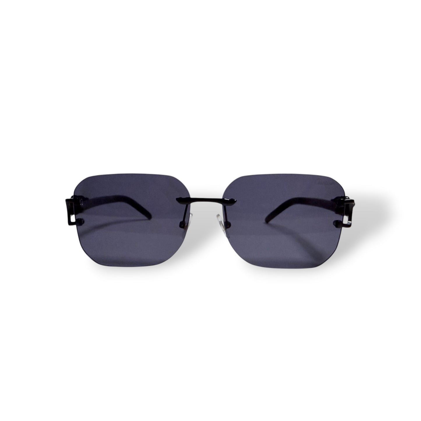 Cartier Panther Rimless Square Sunglasses