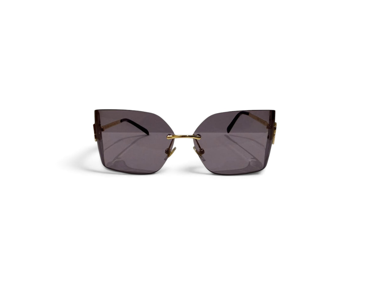 Miu Miu Oversized Rimless Shield Sunglasses