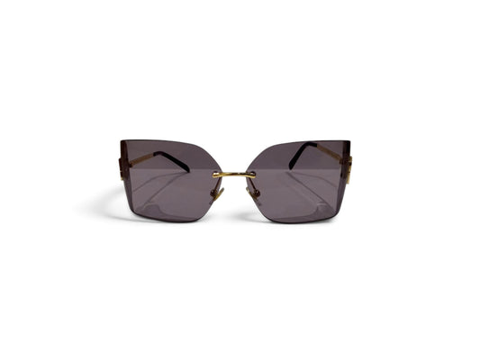 Miu Miu Oversized Rimless Shield Sunglasses