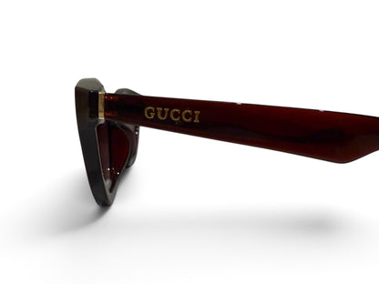Gucci Sculpted Cat-Eye Sunglasses