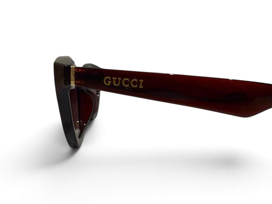 Gucci Sculpted Cat-Eye Sunglasses