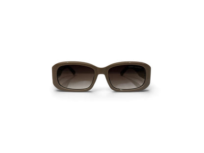 YSL Nude Bold Frame Square Sunglasses
