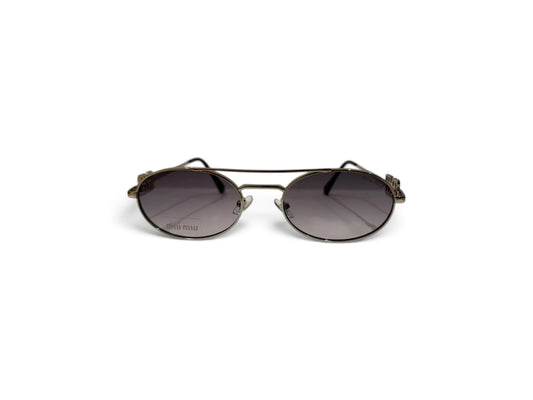 Miu Miu Iconic Metal Aviator Sunglasses